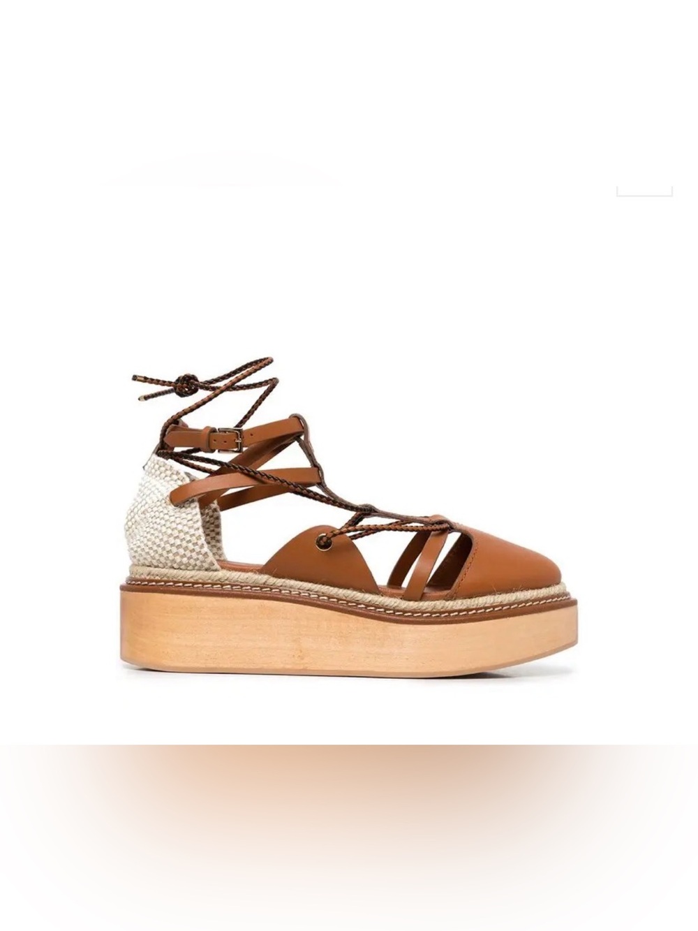 Ulla Johnson Salinas platform espadrilles -size 41 cognac new